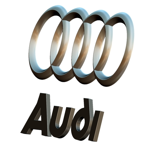 Audi logo  3D Print 253094