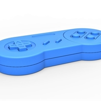 Old school game controller Scale 1 to 2 Keychain - Thumbnail 2