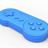 Old school game controller Scale 1 to 2 Keychain - Thumbnail 10