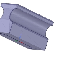 simple-made furniture bracket handle v04 3d-print and cnc - Thumbnail 1
