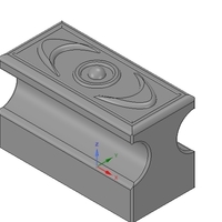 simple-made furniture bracket handle v04 3d-print and cnc - Thumbnail 3