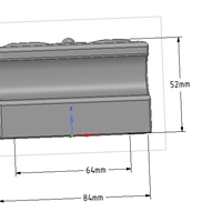 simple-made furniture bracket handle v04 3d-print and cnc - Thumbnail 11