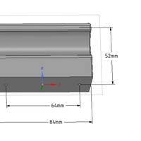 simple-made furniture bracket handle v04 3d-print and cnc - Thumbnail 12