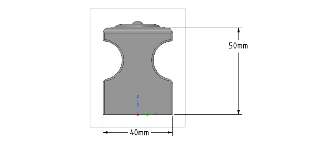 simple-made furniture bracket handle v04 3d-print and cnc 3D Print 253191