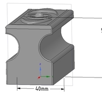 simple-made furniture bracket handle v04 3d-print and cnc - Thumbnail 14