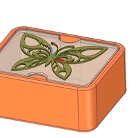 Gift wedding Jewelry Box small toy box 3D print model  - Thumbnail 6