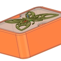 Gift wedding Jewelry Box small toy box 3D print model  - Thumbnail 9
