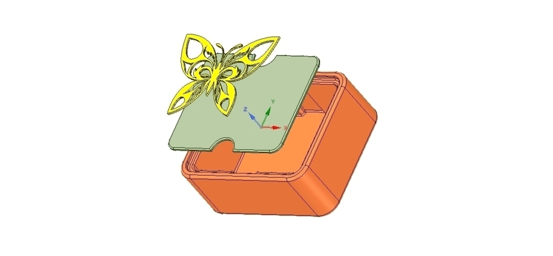 Gift wedding Jewelry Box small toy box 3D print model  3D Print 253225
