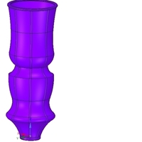 Gift wedding Jewelry Round Flower Vase decor 3D print model  - Thumbnail 1