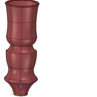 Gift wedding Jewelry Round Flower Vase decor 3D print model  - Thumbnail 2