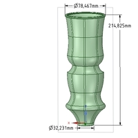 Gift wedding Jewelry Round Flower Vase decor 3D print model  - Thumbnail 8