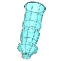 Gift wedding Jewelry Round Flower Vase decor 3D print model  - Thumbnail 16