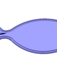 simple-made tray board for cutting fish 3d-print and cnc - Thumbnail 6