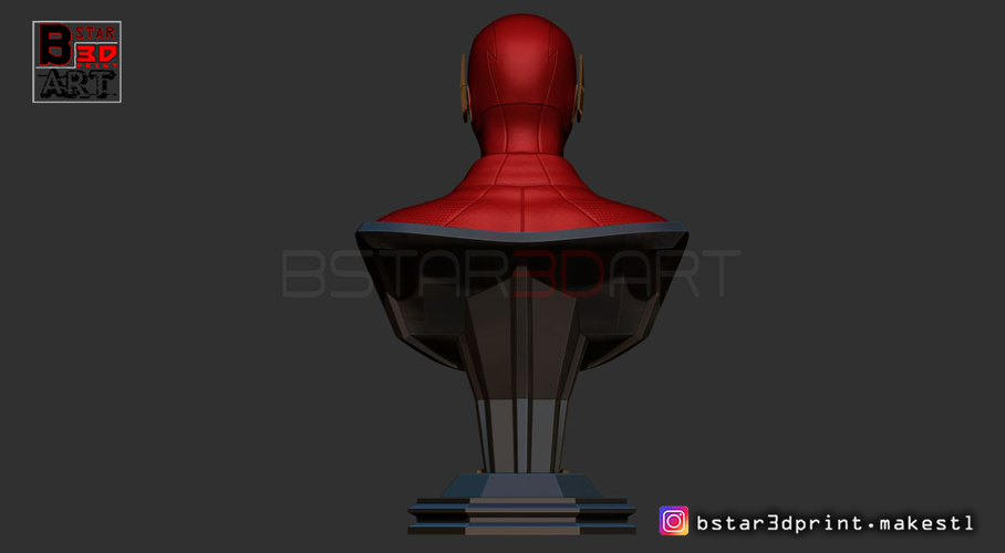 The Flash Bust 3D Print 253319