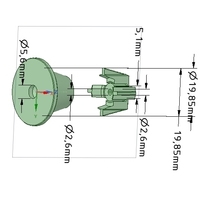 bicycle motorcycles handlebar plugs clips 22mm v02 knobs - Thumbnail 12