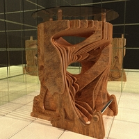 Bar table #kojeans. Parametric furniture. - Thumbnail 3