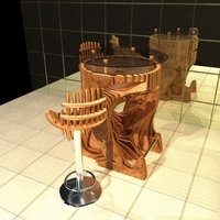 Bar table #kojeans. Parametric furniture. - Thumbnail 7