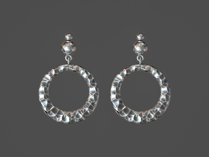 Stone earrings