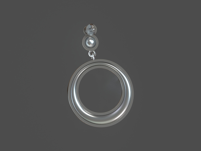 Stone earrings 3D Print 253439
