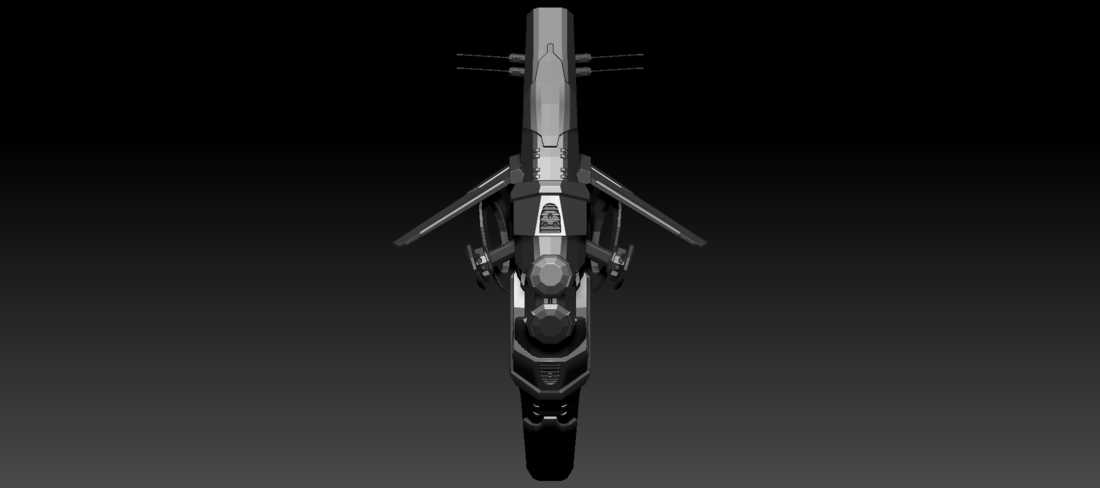 Cyber Space Alien miltary Drones 3D Print 253466