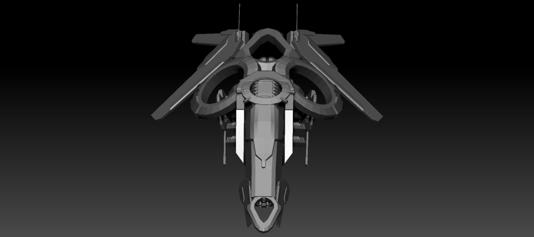 Cyber Space Alien miltary Drones 3D Print 253467