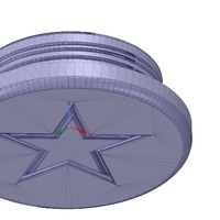 bicycle motorcycles handlebar plugs clips 22mm v01 knobs 3d-pr - Thumbnail 1