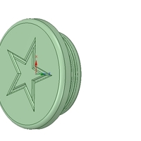 bicycle motorcycles handlebar plugs clips 22mm v01 knobs 3d-pr - Thumbnail 3