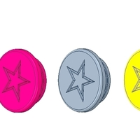 bicycle motorcycles handlebar plugs clips 22mm v01 knobs 3d-pr - Thumbnail 6