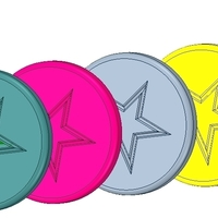 bicycle motorcycles handlebar plugs clips 22mm v01 knobs 3d-pr - Thumbnail 8