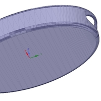 tray pot delivery for vegetables and fruits 3d-print and cnc - Thumbnail 2