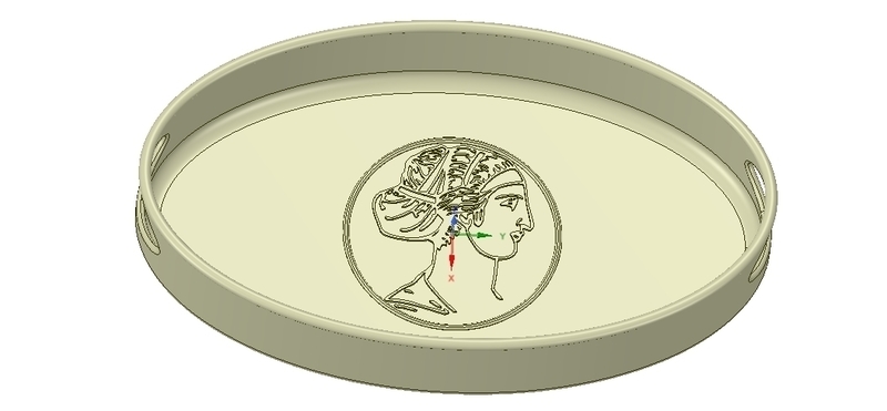 tray pot delivery for vegetables and fruits 3d-print and cnc