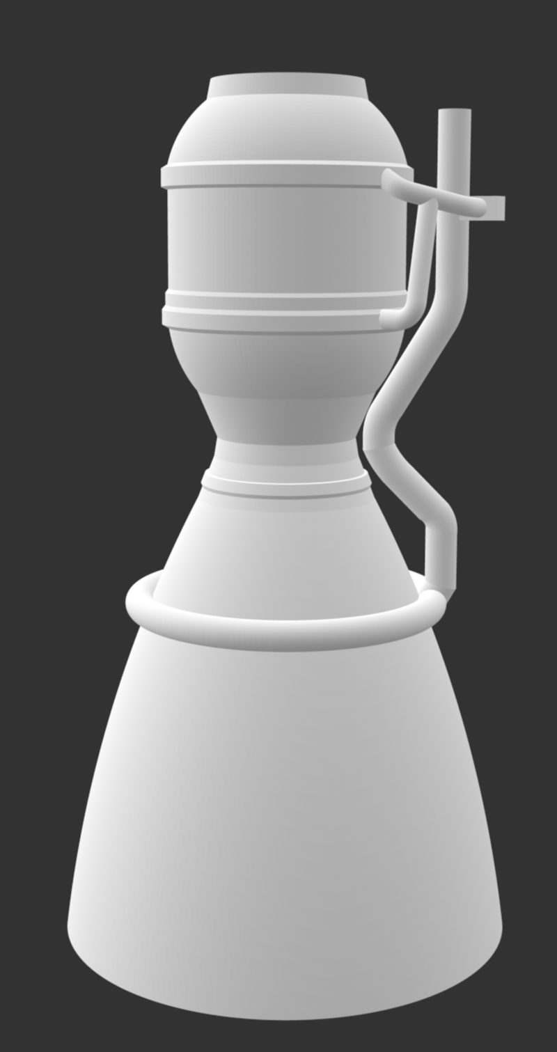 SpaceX Merlin 1D Rocket Engine