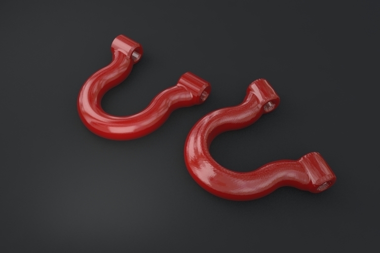 Tow Hooks for Axial Wraith 3D Print 253612