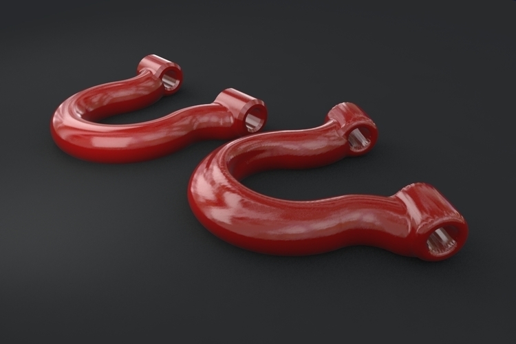 Tow Hooks for Axial Wraith 3D Print 253613