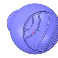 simple-made furniture handle knob v05 3d-print and cnc - Thumbnail 2