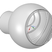 simple-made furniture handle knob v05 3d-print and cnc - Thumbnail 4