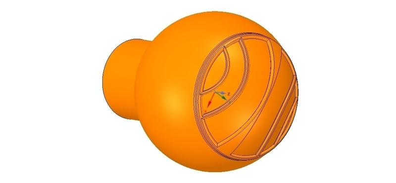 simple-made furniture handle knob v05 3d-print and cnc