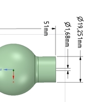 simple-made furniture handle knob v05 3d-print and cnc - Thumbnail 8