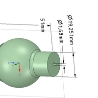 simple-made furniture handle knob v05 3d-print and cnc - Thumbnail 9