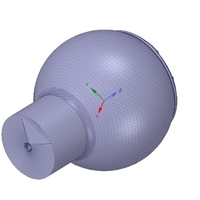 simple-made furniture handle knob v05 3d-print and cnc - Thumbnail 11