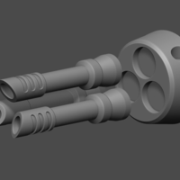 Jinx Minigun LOL league of legends - Fan Art 3D print model - Thumbnail 3