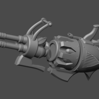 Jinx Minigun LOL league of legends - Fan Art 3D print model - Thumbnail 21
