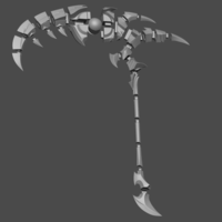 Kayn weapons Darkin LOL league of legends 3D print model - Thumbnail 9