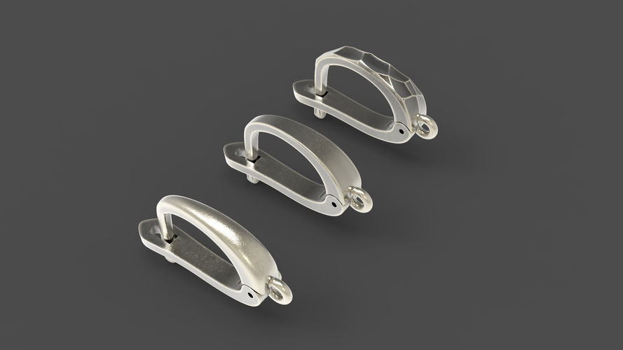 English lock pack for earrings  3D Print 253722