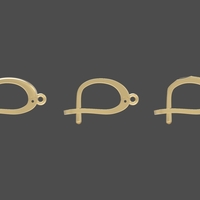 English lock pack for earrings  - Thumbnail 3