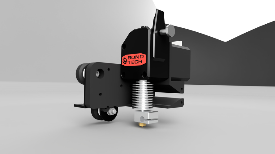 Creality CR-10 Direct Drive Extruder Mount (Bondtech) 3D Print 253732
