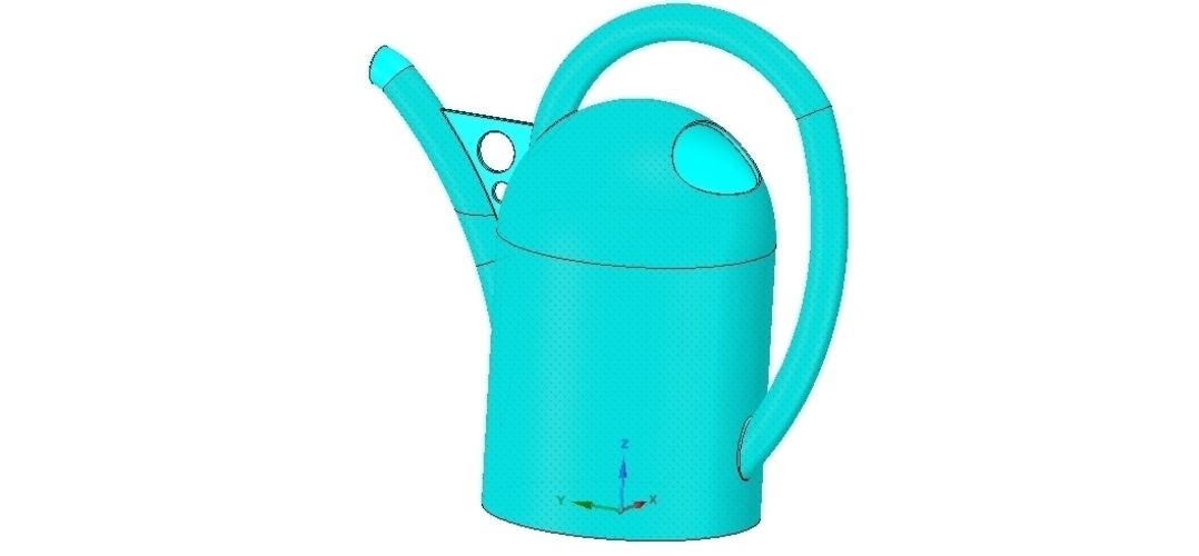 handle watering can for flowers v01 3d-print and cnc 3D Print 253906