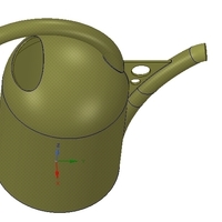 handle watering can for flowers v01 3d-print and cnc - Thumbnail 15
