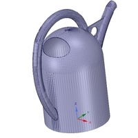 handle watering can for flowers v01 3d-print and cnc - Thumbnail 18