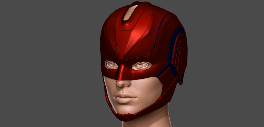 Captain Marvel helmet - Fan Art for cosplay 3D print model 3D Print 253989
